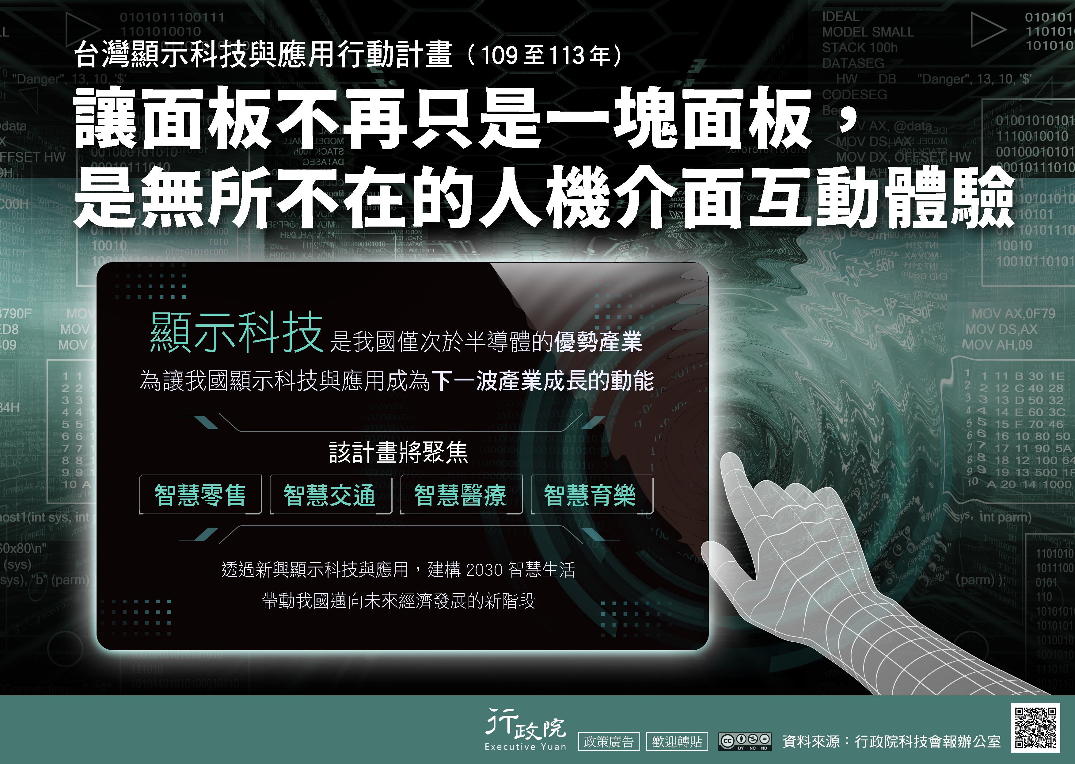台灣顯示科技與應用行動計畫文宣